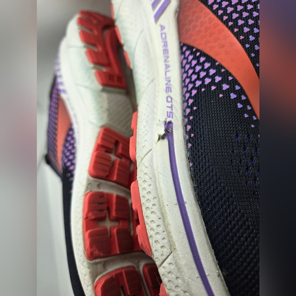 Brooks Adrenaline GTS 22 Shoes Women's 8 B Blue Black Running Training Sneakers - Picture 8 of 10